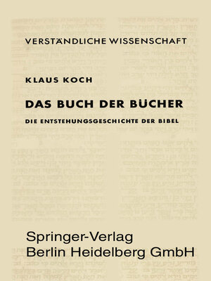 cover image of Das Buch der Bücher